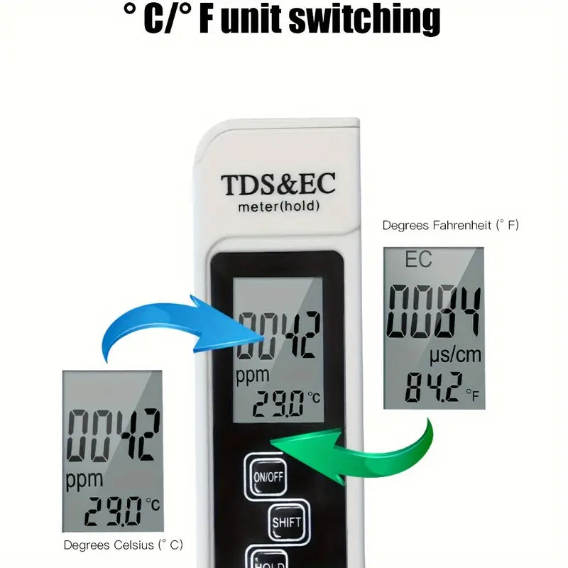 Water Quality Tester Drink Water TDS Meter Pen