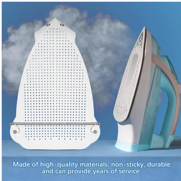 Teflon Iron Cover Protector - High Heat Resistant Ironing Shoe Plate - Non-Slip Protection for Silk & Delicate Fabrics - Universal Iron Soles Cloth Board Cover