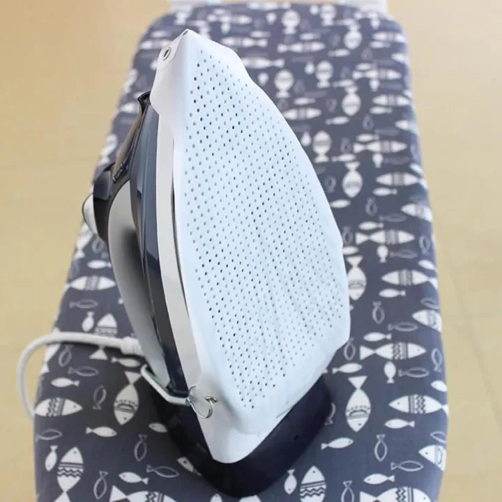 Teflon Iron Cover Protector - High Heat Resistant Ironing Shoe Plate - Non-Slip Protection for Silk & Delicate Fabrics - Universal Iron Soles Cloth Board Cover