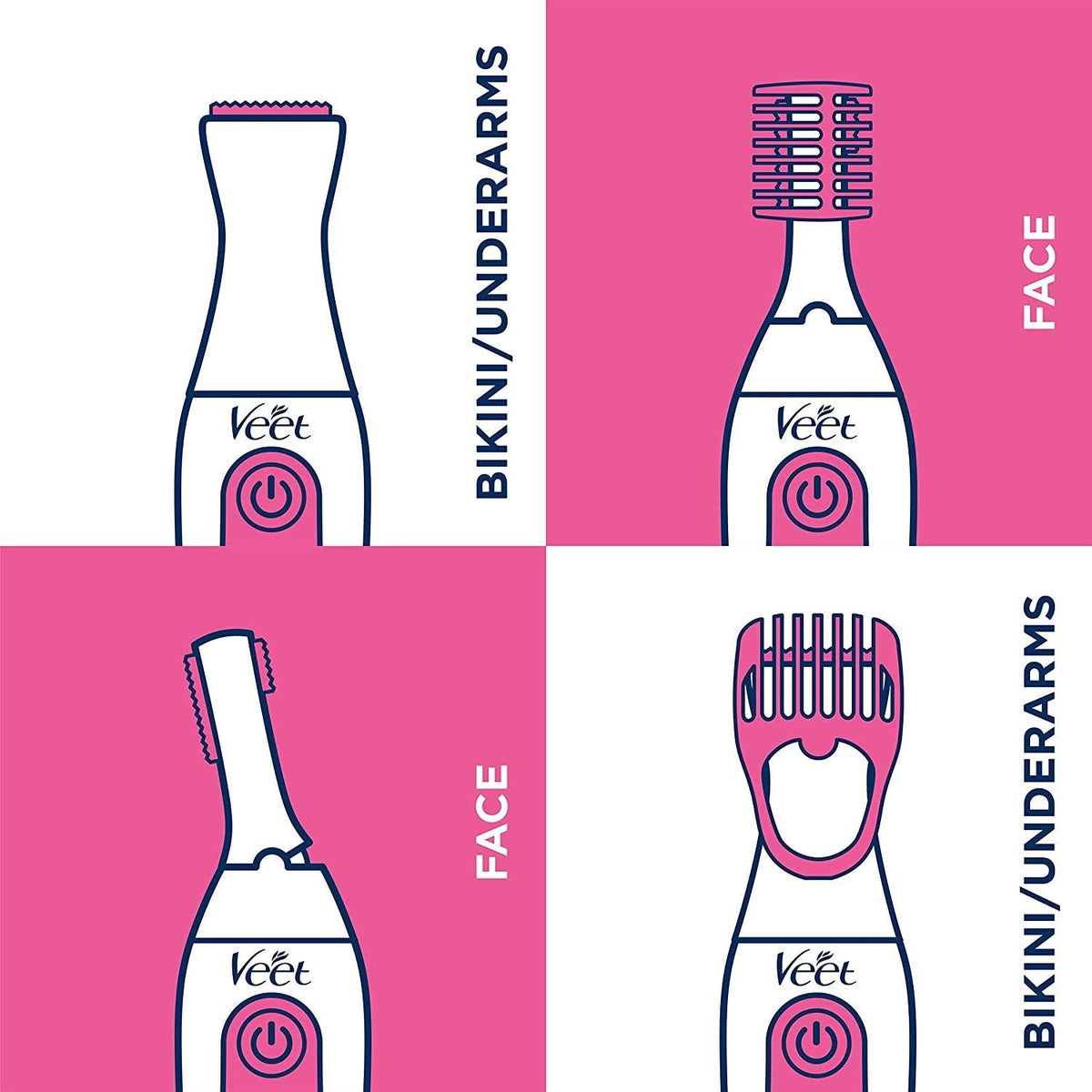 Veet Sensitive Precision Beauty Styler and Eyebrow Tools Trimmer For Women