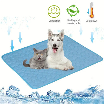 Dog Cooling Mat Summer Pets Cold Bed Extra Large