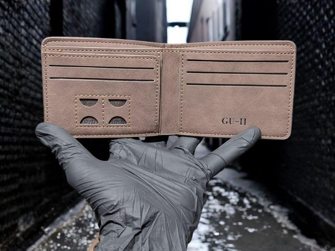 Premium Leather Wallet for Men Gray Brown Black