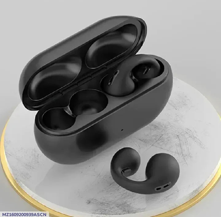 Black Silicone Earbuds with Charging Case